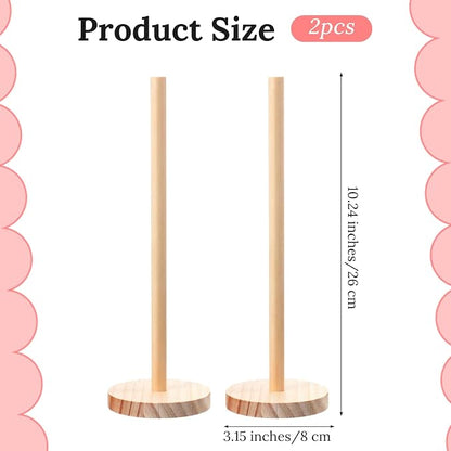 2 Pcs Scrunchie Holder Stand Hair Tie Organizer Vertical 15-20 Scrunchies Hairs - Image 2