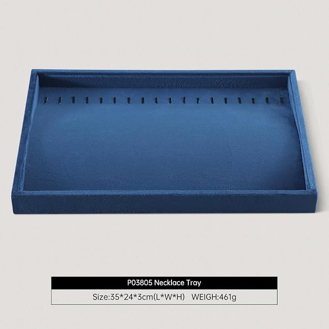 Velvet Jewelry Display Tray For Bracelet Pendant Necklace, Drawer Insert - Image 2