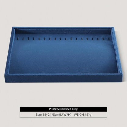 Velvet Jewelry Display Tray For Bracelet Pendant Necklace, Drawer Insert - Image 2