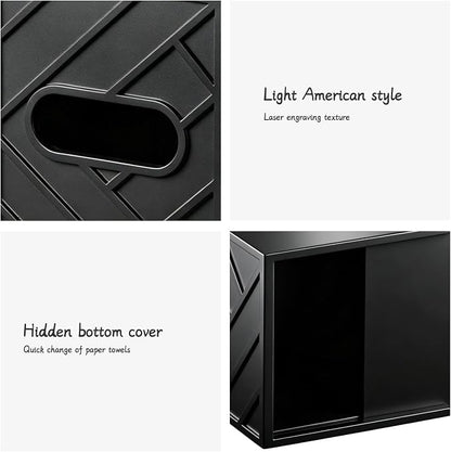 Aesthetic Tissue Box Cover, Modern Minimalist Remote Control Holder - Image 5