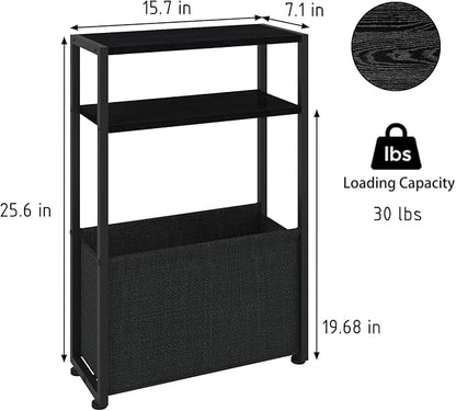 Narrow Side Table, Slim End Tables - Image 2