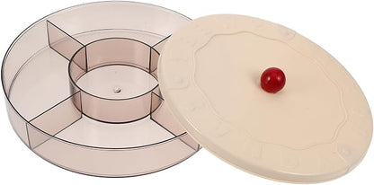 SOLUSTRE Snack Box with Lid and Multi-compartment Design by SOLUSTRE