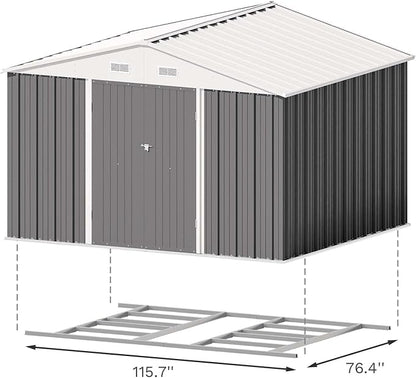 Patiowell 10 x 8 FT Outdoor Storage Shed - Image 7