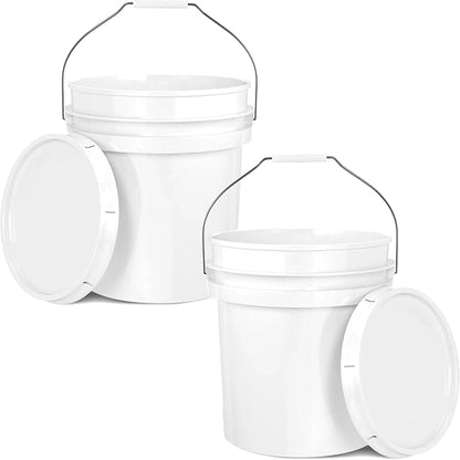 EconoHome 5-Gallon White Bucket Pail Container by EconoHome