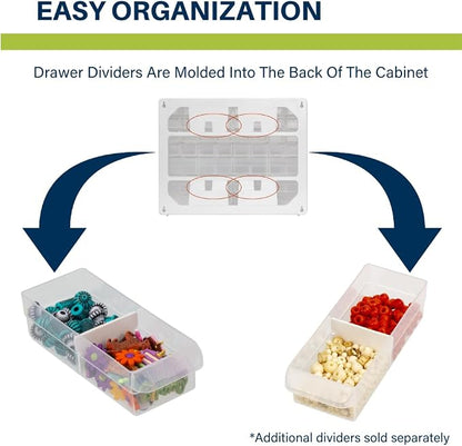Akro-Mils 64-Drawer Plastic Drawer Storage Cabinet - Image 5