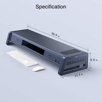 Vaydeer All-in-One Dual Monitor Stand Riser - Image 8