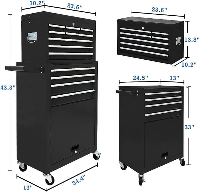 13-Drawer Rolling Tool Chest, Tool box - Image 3