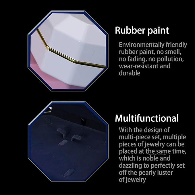 HSLFUAI Necklace Box with Led, Jewelry Box - Image 5