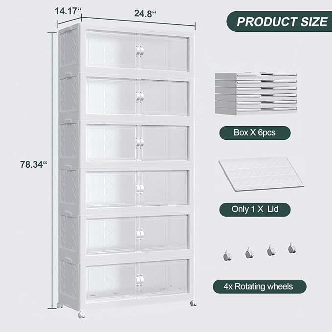 720QT Extra Large Stackable Storage Bins - Image 2