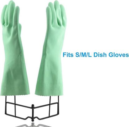 Kitchen Gloves Drying Rack, SUS 304 Stainless Steel Dish Gloves Holder - Image 6