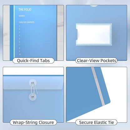 Accordion File Organizer, Expanding File Folders - Image 3