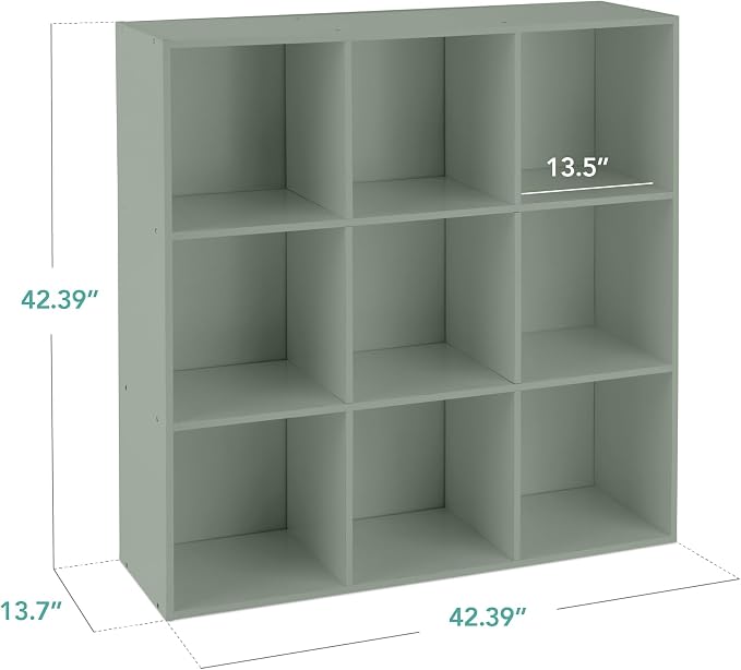 Best Choice Products Kids Bookcase 9-Cube Storage Organizer, 13.5in Shelf - Image 2