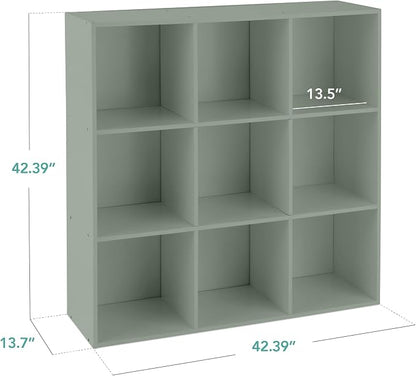 Best Choice Products Kids Bookcase 9-Cube Storage Organizer, 13.5in Shelf - Image 2