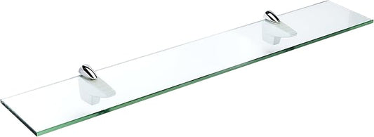 Spancraft Glass F-4.75x12-Chrome Falcon Glass Shelf, 4.75" x 12" by Spancraft