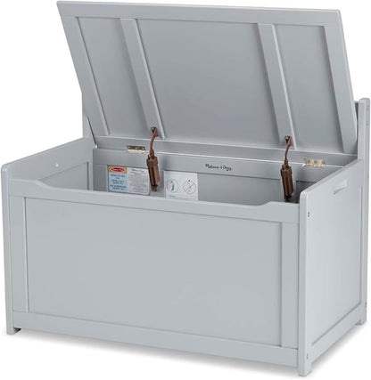 Melissa & Doug Toy Chest, Wooden Toy Storage Box - Image 10