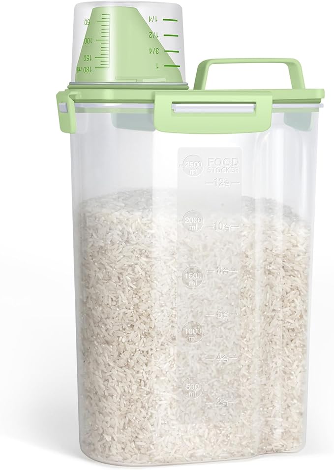 TBMax Small Rice Storage Container -5 Lbs Cereal Dispenser by TBMax