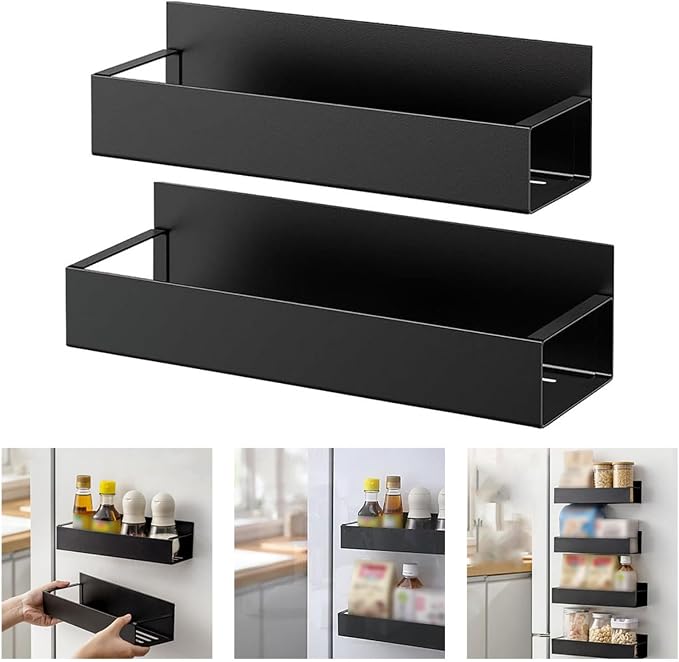 Carbon Steel Magnetic Spray Can Holder Storage Rack - Image 3