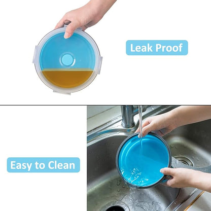 Collapsible Food Storage Containers Round - Image 7