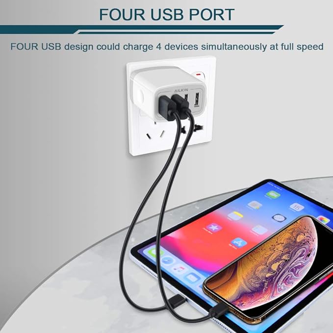 USB Charger Adapter, Samsung Galaxy, Power Cube Base Brick - Image 5