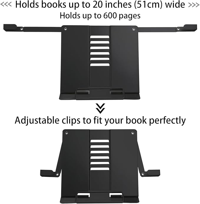 Metal Desk Book Stand for Reading - Image 4