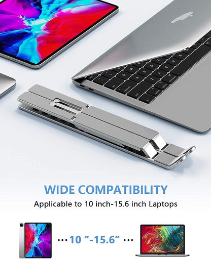 Laptop Stand, Adjustable Aluminum Foldable Portable Holder, Upgrade Whole - Image 2