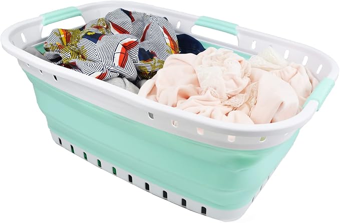 SAMMART 44L Collapsible Plastic Laundry Basket - Image 5