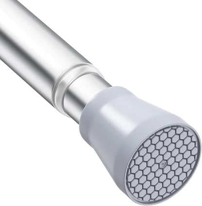 AIZESI Shower Curtain Rod 45-77 Inch Adjustable No Drilling, No Slip, by AIZESITENSIONROD