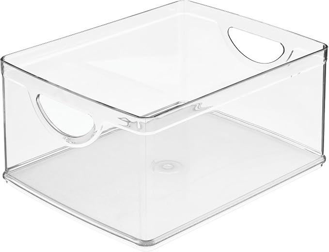 iDesign Plastic Stackable Kitchen Cabinet Storage Bin - Image 9
