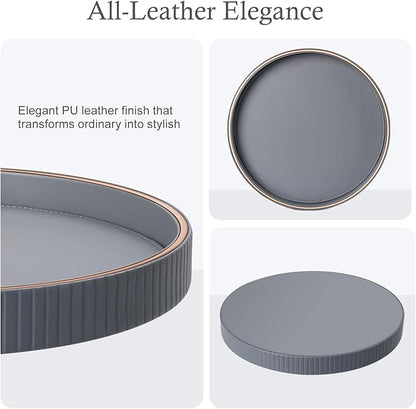 GORESE 12" Round Coffee Table Tray - Image 7