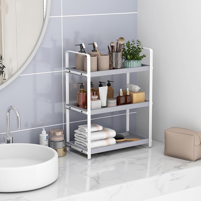 Bathroom Counter Organizer, Bathroom Countertop Organizer, Counter Shelf - Image 6