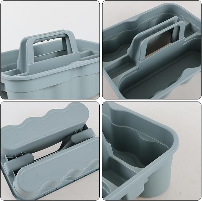 Bringer Set of 6 Plastic Cleaning Caddy Carry Caddy - Image 3