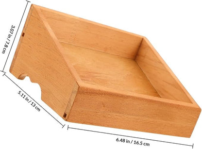 Desk Organization Holder Wooden Multi-functional Phone Organizer - Image 2