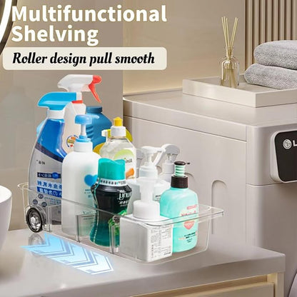 Attelite RollOut Refrigerator Drawer Organizer and Storage Clear Design - Image 5