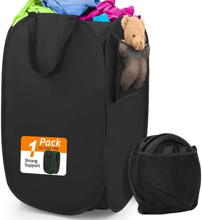 House Again Upgraded Polyester Pop-up Laundry Hamper, 70L Laundry Basket by HOUSEAGAIN