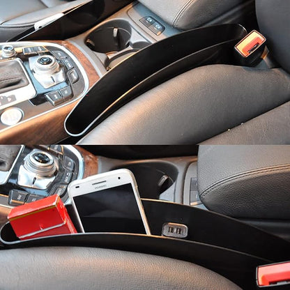 Riloer 2 Pcs Car Seat Pockets Plastic Car Console Side Organizer, Sturdy - Image 7