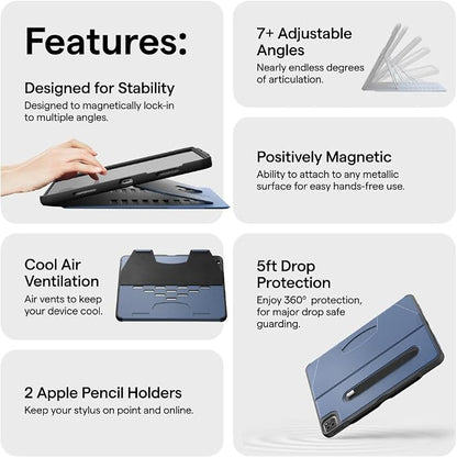 ZUGU Case for iPad Pro 12.9 Case 5th / 6th Generation Stand 2021/2022, Slim - Image 7