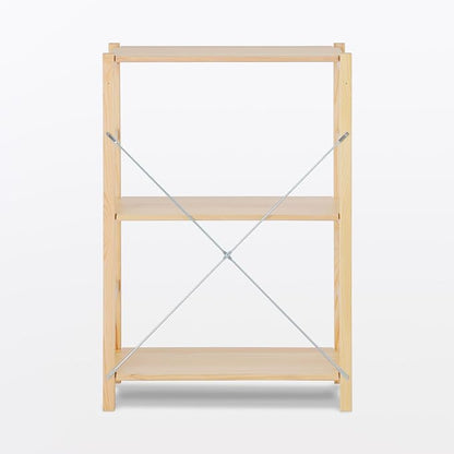 無印良品 MUJI 61182407 Pine Wood Shelf Unit, : 22.8 x 10.2 x 32.7 inches (58 x 2 - Image 5