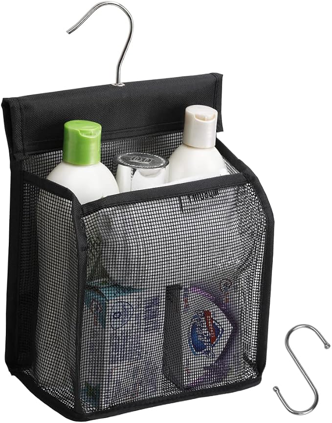 ALYER Hanging Mesh Shower Caddy Organizer Bathroom Storage Bag by ALYER
