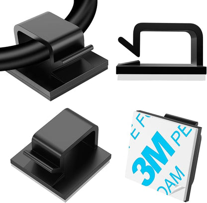 120 PCS Cable Clips, Adhesive Cord Clips by TidyHelper