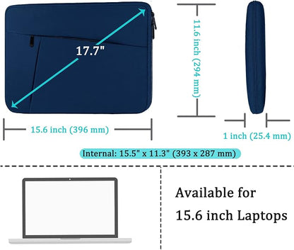 Laptop Sleeve Case 15.6 inch, Durable Shockproof Protective Computer Carrying - Image 5