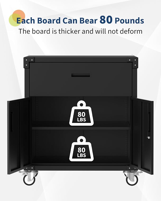 GarveeHome Rolling Tool Cabinet - Image 3
