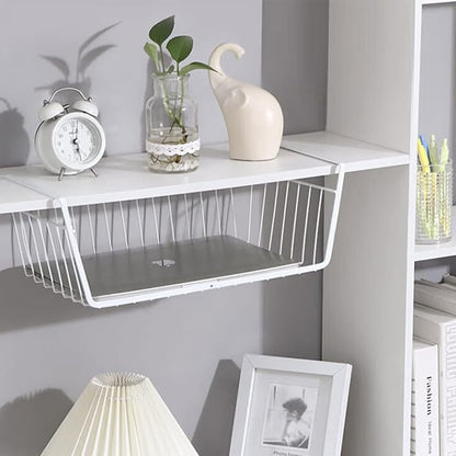Under Shelf Storage Basket, Hanging shelf basket Slides Under Shelves - Image 2