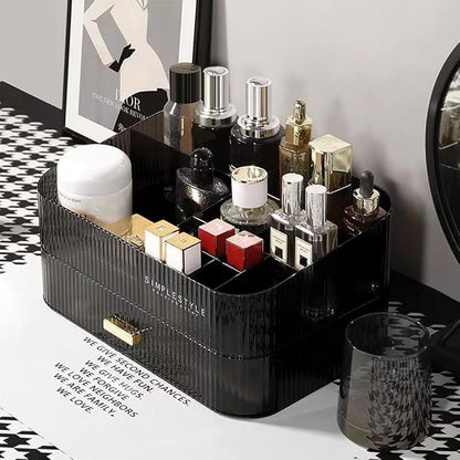 MIUOPUR Makeup Organizer with Stackable Drawers, Bathroom Vanity Organizers and - Image 2