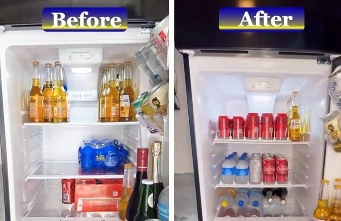 Drink Organizer for Fridge, Automatic Pusher Glide Soda Can Organizer for - Image 4