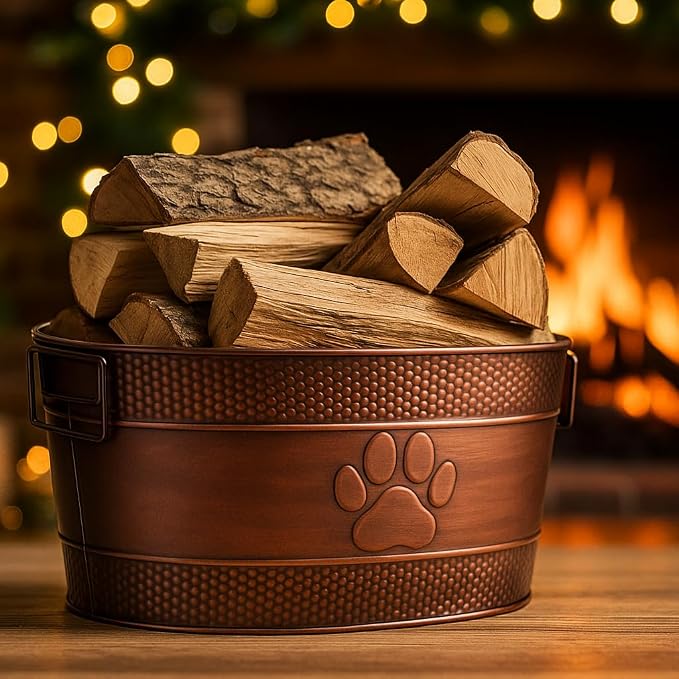 BREKX 25-Quart Tub for Firewood Storage Rack Log Holder - Image 2