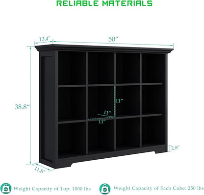 Cube Storage Bookcase with Base - Image 3