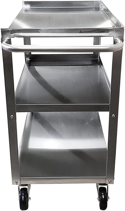 21 in. Wide X 33 in. Long X 33 in High | 3 Shelf Metal Utility Cart on Wheels - Image 4
