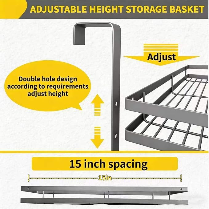 Over Door Tool Organizer, Heavy Duty Utility Rack - Image 3