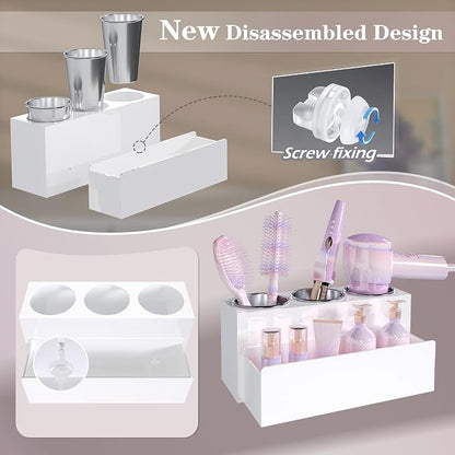 Hair Tool Organizer, Acrylic Hot Hair Styling Tool Organizer - Image 6