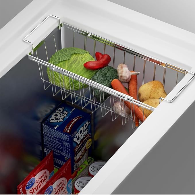 Orgneas Freezer Baskets for Chest Freezer, Capacity Expandable Deep Freezer - Image 3